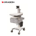 DW-310-A Top-rated hospital first-aid using medical computer trolley workstation cart plastic